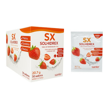 Solhidrex Sales De   Rehidratación Sabor Fresa Sobre x 20,7 gr  