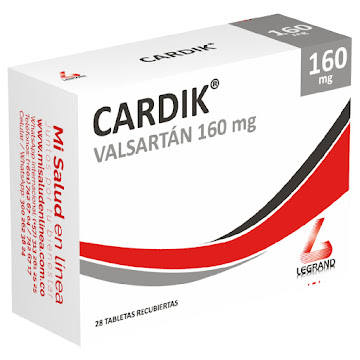 Cardik Valsartan 160mg   Legrand Caja x 30 Tabletas  