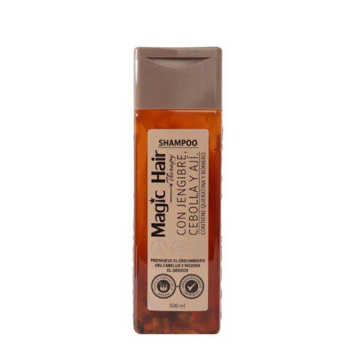 Shampoo Magic Hair Jengibre I Más crecimiento 500ml Magic Hair  Envase pet x 500ml CONTIENE:
Queratina, extracto de cebolla, ají, romero y jengibre

 

BENEFICIOS:

Estimulación de los folículos para la producción de nuevos cabellos, ayuda a que el cabello crezca más grueso, aporta 