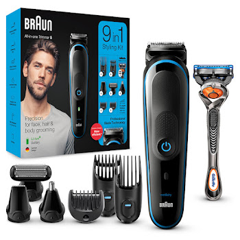 //Cortadora de Cabello Braun 9 en 1 Recargable x1 und  