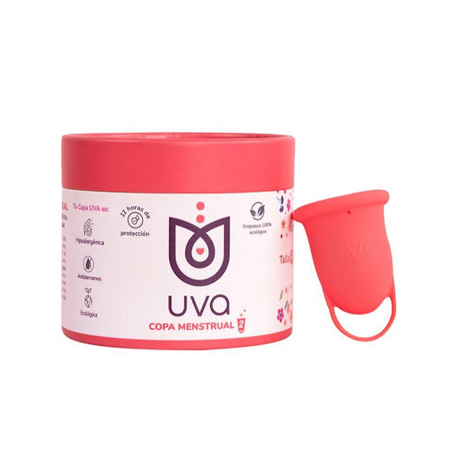 Copa Menstrual UVA talla A UVA Caja x 1 Copa Menstrual UVA, 100% segura y cómoda. Disfruta de tu ciclo sin molestias ni preocupaciones, ideal para todo tipo de actividades diarias. ¡Siente la libertad y tranquilidad que te mereces!