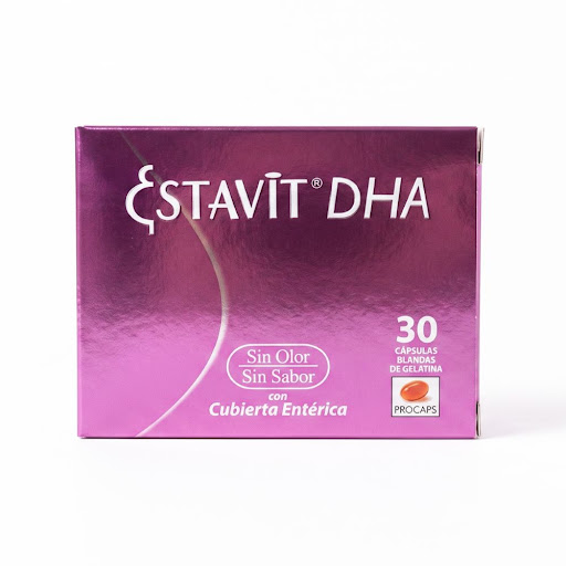 Estavit Dha Vitamina A + Vitamina D3 + Vitamina E 2.6ui/400ui/10ui Procpas Caja x 30 Capsulas