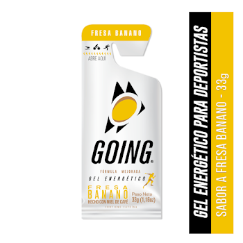 Gel Energizante Going Fresa Banano Sobre x 33 gr  