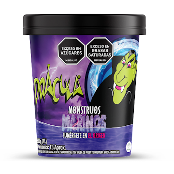 Helado Drácula Vaso x 1   Lt 