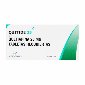 Quitide 25 Quetiapina 25 mg Aurobindo Caja x 30 Tabletas  