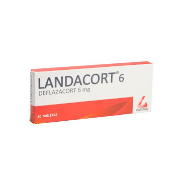 Landacort 6 Deflazacort 6 mg Legrand Caja x 10 Tabletas  