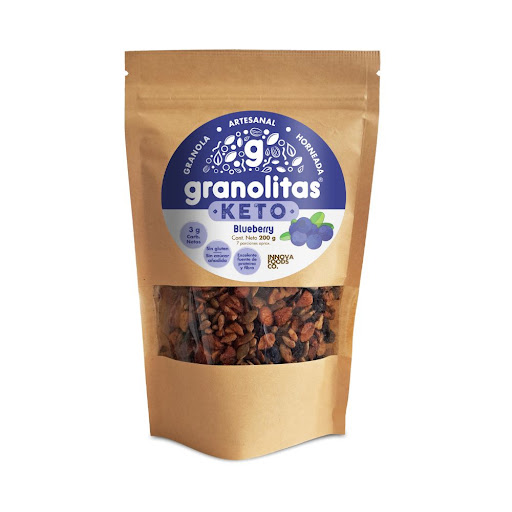 Granola Keto Granolitas   Blueberries Paquete X 200 Gr