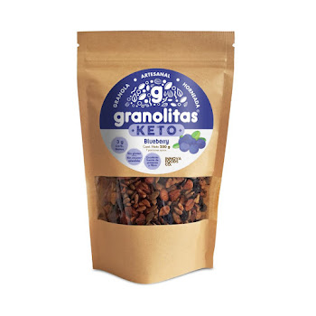 Granola Keto Granolitas   Blueberries Paquete X 200 Gr  