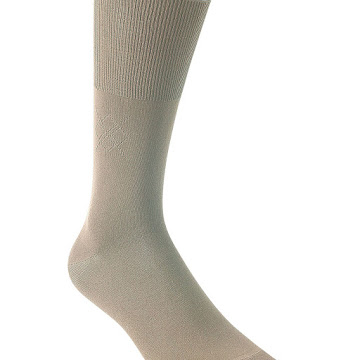 Calcetines Punto Blanco Largos Hombres T10-12 Habano x 1 und  