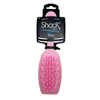 Cepillo Shock Masajeador Para Ducha Rosado x 1 und  