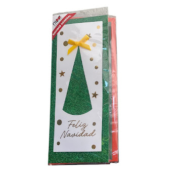 Tarjeta De Regalo Nico Navidad Sobre x 1 und  