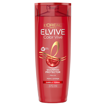 Shampoo Elvive Color Vive Cabello Teñido x 370 ml  