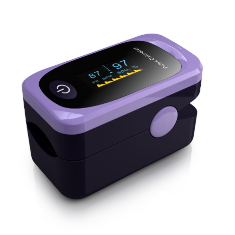 Pulsoximetro HomeLife Adulto Pediátrico Color Purpura x 1 und