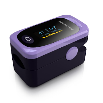 Pulsoximetro HomeLife Adulto Pediátrico Color Purpura x 1 und  