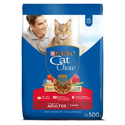 Alimento Para Gatos Cat Chow Adulto Carne Bolsa x 500 gr