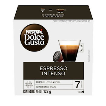 //Café Nescafé Dolce Gusto Espresso Intenso Caja x 16 Cápsulas  