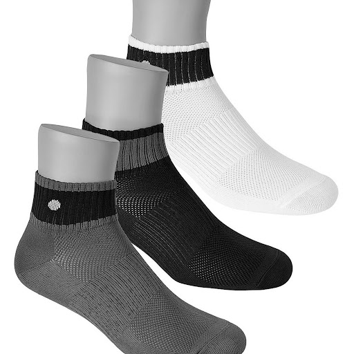 Calcetines Punto Blanco Corto Hombres Surtido T10-12 x 3 und