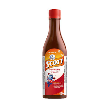 Emulsión de Scott Vitamina A + D3 Haleon Cereza x 180 ml  