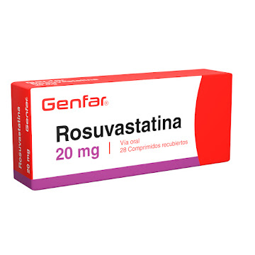 Rosuvastatina 20 mg Genfar Caja x 28 Comprimidos  