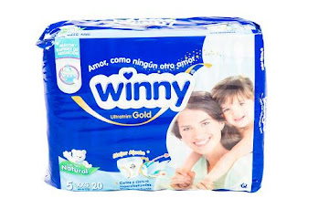//PAÑALES WINNY ULTRATRIM GOLD NATURAL ETAPA 5 XXG X20UND               