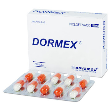 Dormex Diclofenaco 100 mg Novamed Caja x 20 Cápsulas  