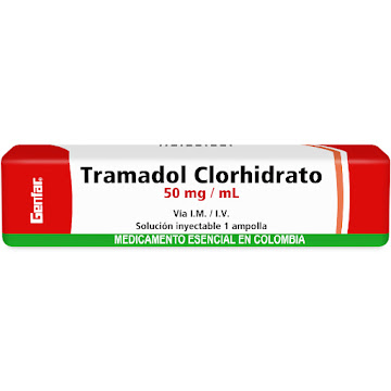 Tramadol Genfar 50 mg Caja x 1 Ampolleta   
