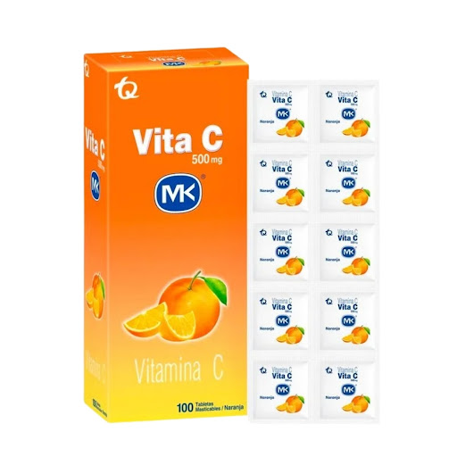 Vitamina C 500 mg MK Fracción x 10 Tabletas
