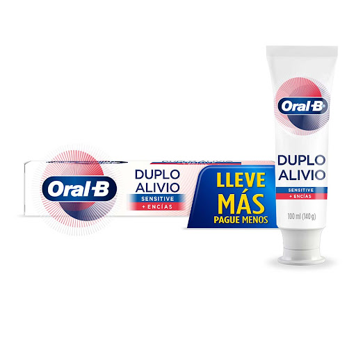 Crema Dental Oral-B Duplo Alivio Sensitive x 100 ml