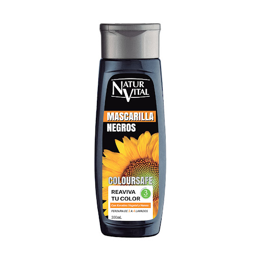 Mascarilla Capilar NATURALEZA Y VIDA Cabellos Negros Coloursafe x300Ml