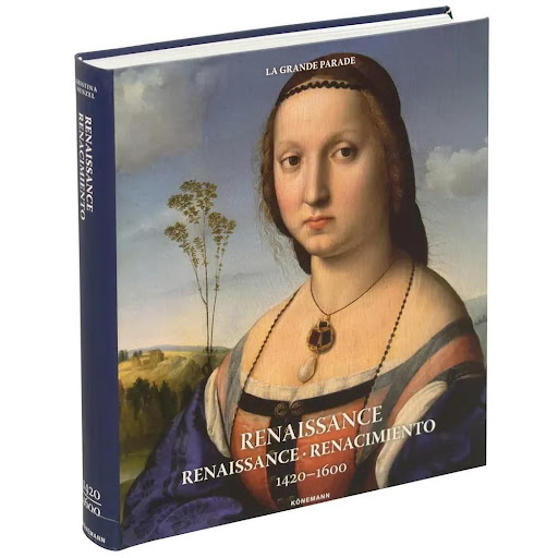 Renacimiento. Renaissance 1420-1600 (T.D) Konemann Libro x 1.0 Renacimiento - Renaissance 1420/1600 (T.D)   El origen de la pintura renacentista se encuentra en Italia. Con el retorno a la antigüedad, se revivió una visión del mundo que permitió al hombre determi