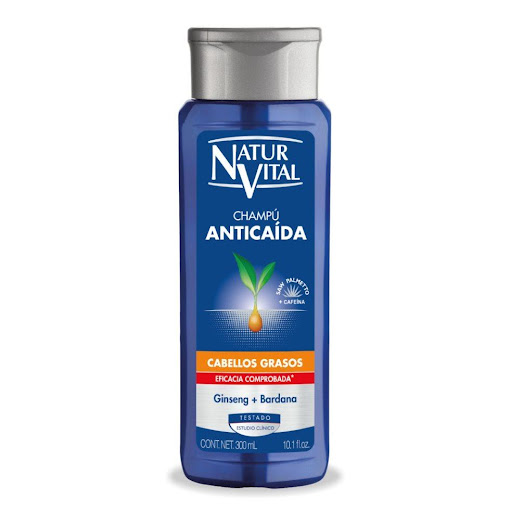 Champú Naturvital Anticaída Cabellos Grasos x 300 cm³ NATURVITAL Frasco x 1 Und 