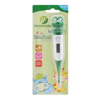 Termómetro Digital Infantil Punta Flexible Inverfarma x 1 und  