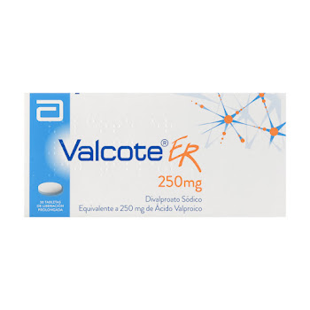 Valcote Er Divalproato Sódico 250 mg Abbott Caja x 30 Tabletas  