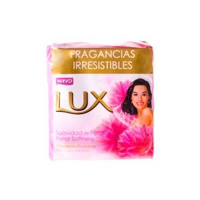 Jabón Lux Suavidad De Pétalos Hidra Florales Y Rosas 125 gr x 3 und
