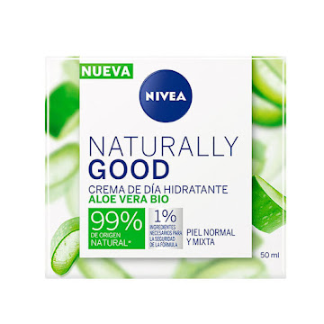 Crema Facial Nivea Naturally Good Aloe Vera Día x 50 ml  