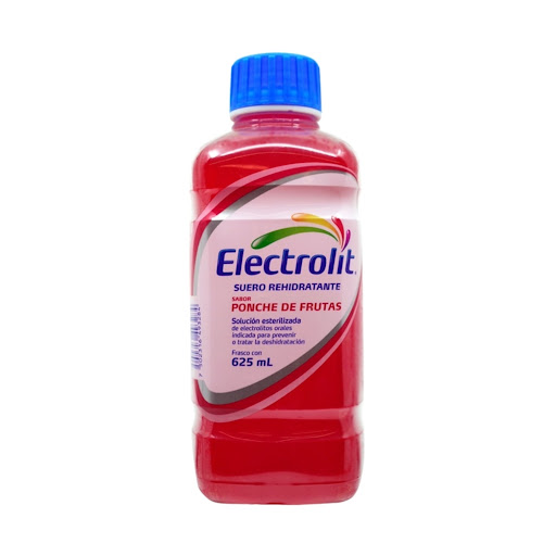 Electrolit Suero   Rehidratante Sabor Ponche De Frutas Frasco x 625 ml