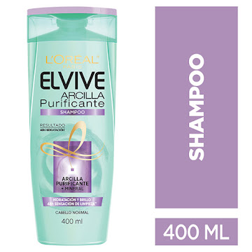 Shampoo L´Oréal Elvive Arcilla Purificante x 400 ml  