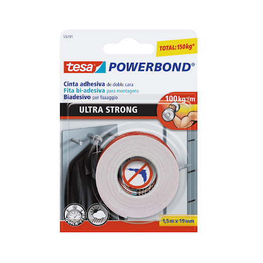 Cinta Tesa Doble Faz Ultrastrong 15x19mm x 1 und