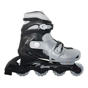Solo Online Patines Qmax    Ajustablestalla L Black Y Silver  X 1 Unidad 