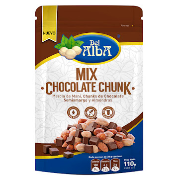 Pasabocas Del Alba Mix Chocolate Chunk x 110 gr  