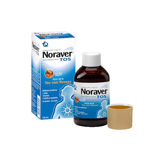 Noraver Tos Bromhexina 8 mg Tecnoquímicas Jarabe Frasco x 120 ml