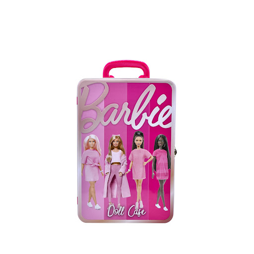 Organizador Metálico 4 Muñecas Barbie Wardrobe Estuche de Colección Barbie Caja x 1 ĦMantén tu colección de muñecas Barbie organizada y lista para cualquier ocasión con el Doll Case para 4 Muñecas Barbie Wardrobe! Este elegante y práctico estuche está diseñado para almacenar hasta cu