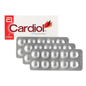 Cardiol Clortalidona 12.5 mg Abbott x 30 Tabletas  