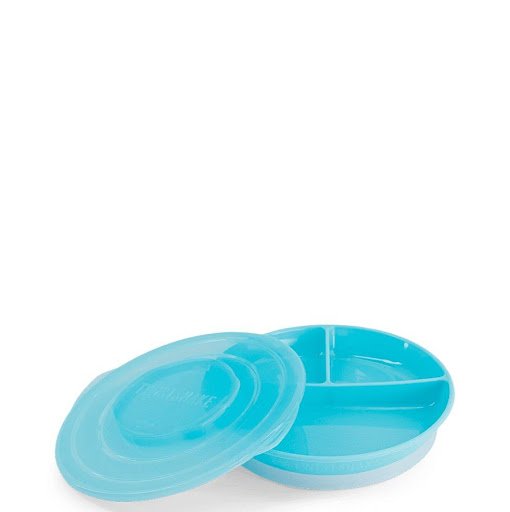 PLATO DIVIDIDO TWISTSHAKE 6+MESES AZUL Twistshake UNIDAD x 1 Adecuado para niños a partir de 6 meses y disponible en varios colores encantadores. El plato de 3 piezas de Twistshake tiene una base antideslizante que hace que sea más fácil mantener el plato en su
