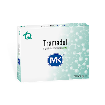 Tramadol MK 50 mg Caja x 10 Cápsulas  