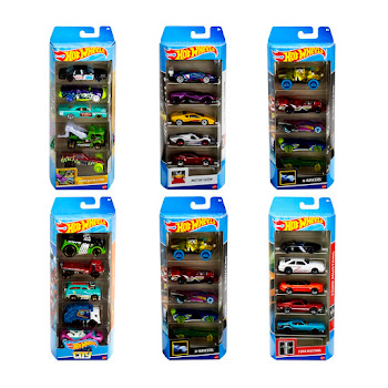 Juguete Hot Wheels Carro Double Jump Duel x 5 und  