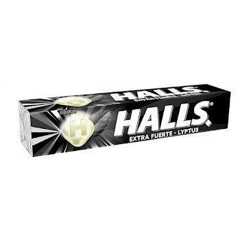 Menta Halls Extra Fuerte Barra x 9 und  