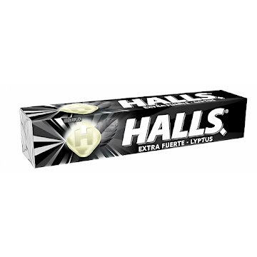 Menta Halls Extra Fuerte Barra x 9 und  
