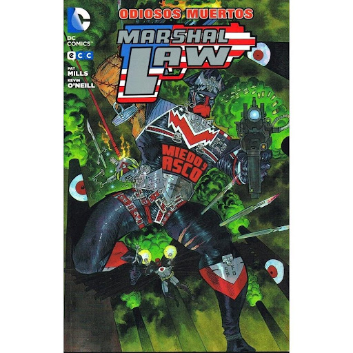 Marshal Law: Odiosos Muertos No. 2 Generico Libro x 1.0 MARSHAL LAW Nº 2 KEVIN O´NEIL   Si te gustan los superhéroes sanotes e impolutos... este no es tu cómic.Marshal Law visitará el manicomio de superhéroes de Nueva York además de enfrentarse a una versi