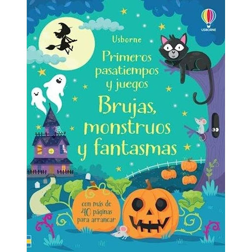 Brujas, Monstruos Y Fantasmas. Primeros Pasatiempos Y Juegos Usborne Libro x 1.0 